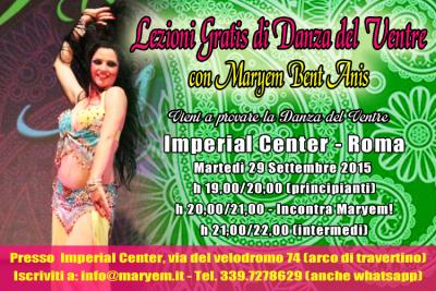La Danza del Ventre ti incuriosisce? Vieni a provare con Maryem Bent Anis